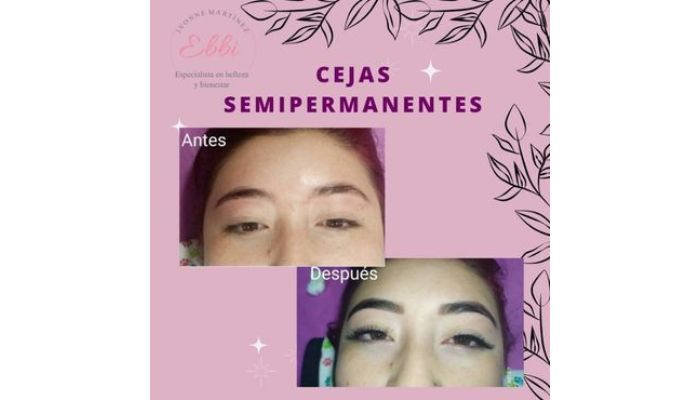 Diseño de cejas semi-permanentes